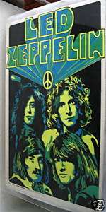 Vintage Led Zeppelin Blacklight Poster Dail Beeghley 49  