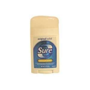 Sure Wide Solid Anti Perspirant & Deodorant Regular 1.7 oz. (Pack of 6 