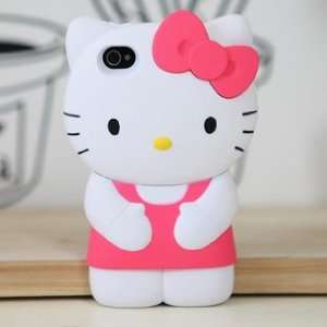  3D HELLO KITTY IPHONE CASE FOR iPhone 4/4S (PINK 