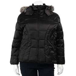 Big Chill Womens Plus Size Quilted Coat  