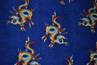 Hoffman Fabrics Retro 1999 Dragon Print 55% Cotton 45% Rayon Fabric by 