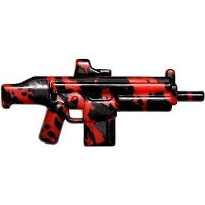   Scale LOOSE Weapon HAC Rifle RED with TIGER STRIPE CAMO Toys & Games