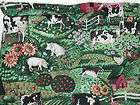 COUNTRY BARN Curtain Valances*Cows*​Pigs*Chickens*​Sunflowers 