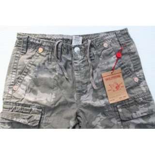 True Religion Anthony Cargo Pants Camo Size 34 $185 BNWT 100% 