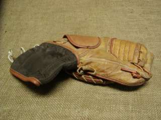 Vintage Leather Cooper Hockey Goalie Glove Antique Old  
