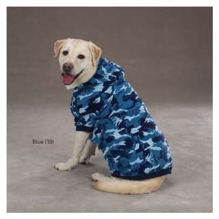 CASUAL CANINE CAMOUFLAGE DOG HOODIE WINTER WARM NEW  