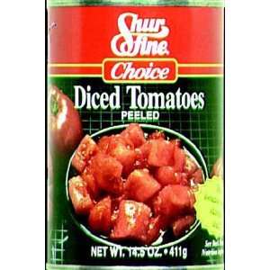 Shurfine Diced Tomatoes   24 Pack Grocery & Gourmet Food