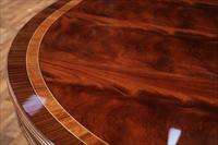 60 Highend Round to Oval Dining Room Table with Leaf  