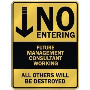   FUTURE MANAGEMENT CONSULTANT WORKING  PARKING SIGN
