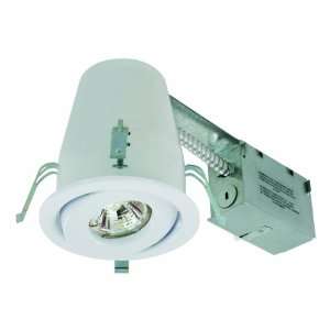   Adjustable Gimbal/ Remodel Housing/ MR16 Bulb, White
