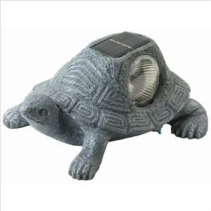   Top 508 R1004 Solar Turtle Landscape Light in Stone
