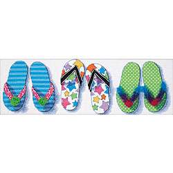 Flip Flop Frenzy Counted Cross Stitch Kit  