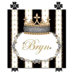  Posh Princess Crown Name Plaque Antico Black