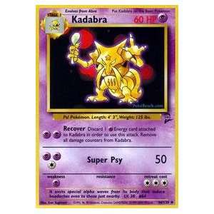 Pokemon   Kadabra (46)   Base Set 2  Toys & Games  
