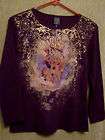 Suzie in The City Top Size S Brown Long Sleeve