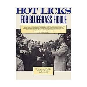  Hot Licks for Bluegrass Fiddle (0752187643784) Stacy 