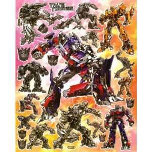 Transformers STICKER Sheet F201 ~ Optimus Prime Autobot Autorollers 