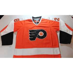 Claude Giroux Philadelphia Flyers Orange Sewn Jersey   Size 48 (Medium 