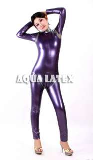 Unisex Latex Rubber Tight Catsuit Zentai Suit Clothes  