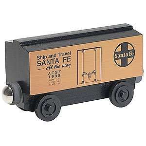  Whittle Shortline Railroad   Santa Fe Orange Wooden Box 