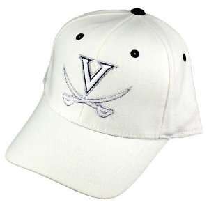 Virginia Cavaliers White Floss 1Fit Hat 