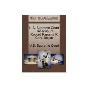  U.S. Supreme Court Transcript of Record Panama R Co v 
