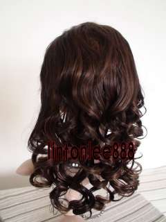 20 Body Curl French Full Lace Cap Wig India Remy 100% Human Hair 