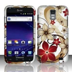 For Samsung Skyrocket Galaxy S II 2 Rubberized HARD Case Phone Cover 
