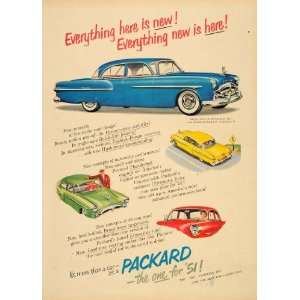 1950 Ad Packard Automobiles Thunderbolt Engine Antique   Original 
