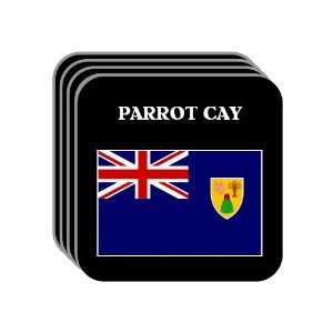  Turks and Caicos Islands   PARROT CAY Set of 4 Mini 