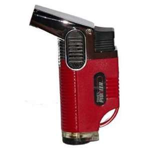  Trailblazer Double Flame Torch Lighter Red