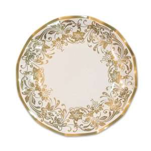 Italian Tableware   Traditional Gold Medium Plates Case Pack 24 