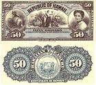1895 $50 Republic of Hawaii SILVER CERT DEPOSIT Copy