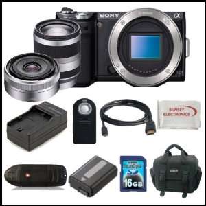 16mm & 50mm Lenses. Package Includes Sony Nex5N Digital Camera, Sony 