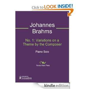   by the Composer Sheet Music Johannes Brahms  Kindle Store
