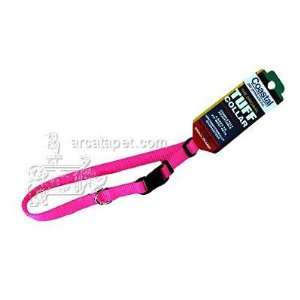  Nylon Dog/Cat Collar Adjustable 3/8 inch Neon Pink