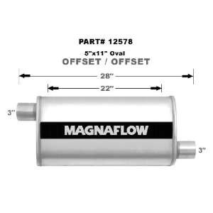  Magnaflow Universal Muffler 12578 Automotive