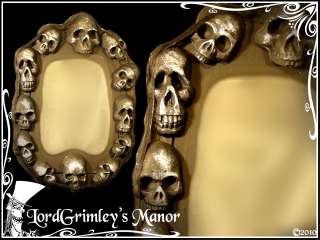 24 Large Skull Mirror Halloween Prop Horror Decoration  