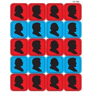  20 Pack TEACHER CREATED RESOURCES STICKERS PRESIDENTS DAY 
