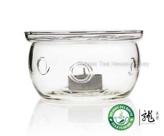 Flat Bottom Clear Glass Teapot Tealight Warmer FH 202B  