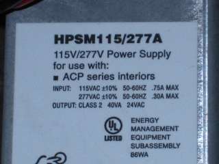 WATT STOPPER UNIVERSAL POWER SUPPLY HPSM115/277A NIB  