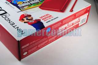 New Super Mario Bros. Special Edition RED DS Lite NEW  