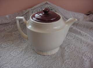   Vitreous Hand Painted China Pottery Hearth Fireside Teapot 8 CUP