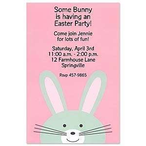  Peeking Bunny Invitation Holiday Invitations Health 