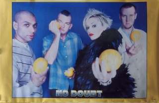 No Doubt 23x35 Oranges Poster 1997 Gwen Stefani  