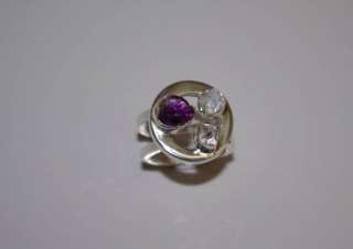 LILLY BARRACK RUSSIAN AMETHYST AND HERKIMER DIAMOND  