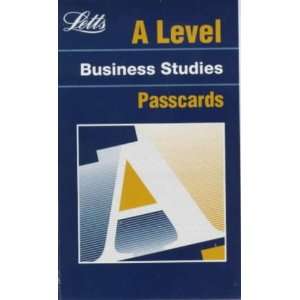  Business Studies a Level Passcards (9781857587067) Books