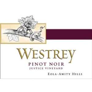 2008 Westrey Justice Pinot Noir 750ml Grocery & Gourmet 