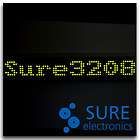 3208 Green LED 5mm Dot Matrix Display Information Board