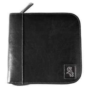  Chicago White Sox Black Square Leather CD Case Sports 